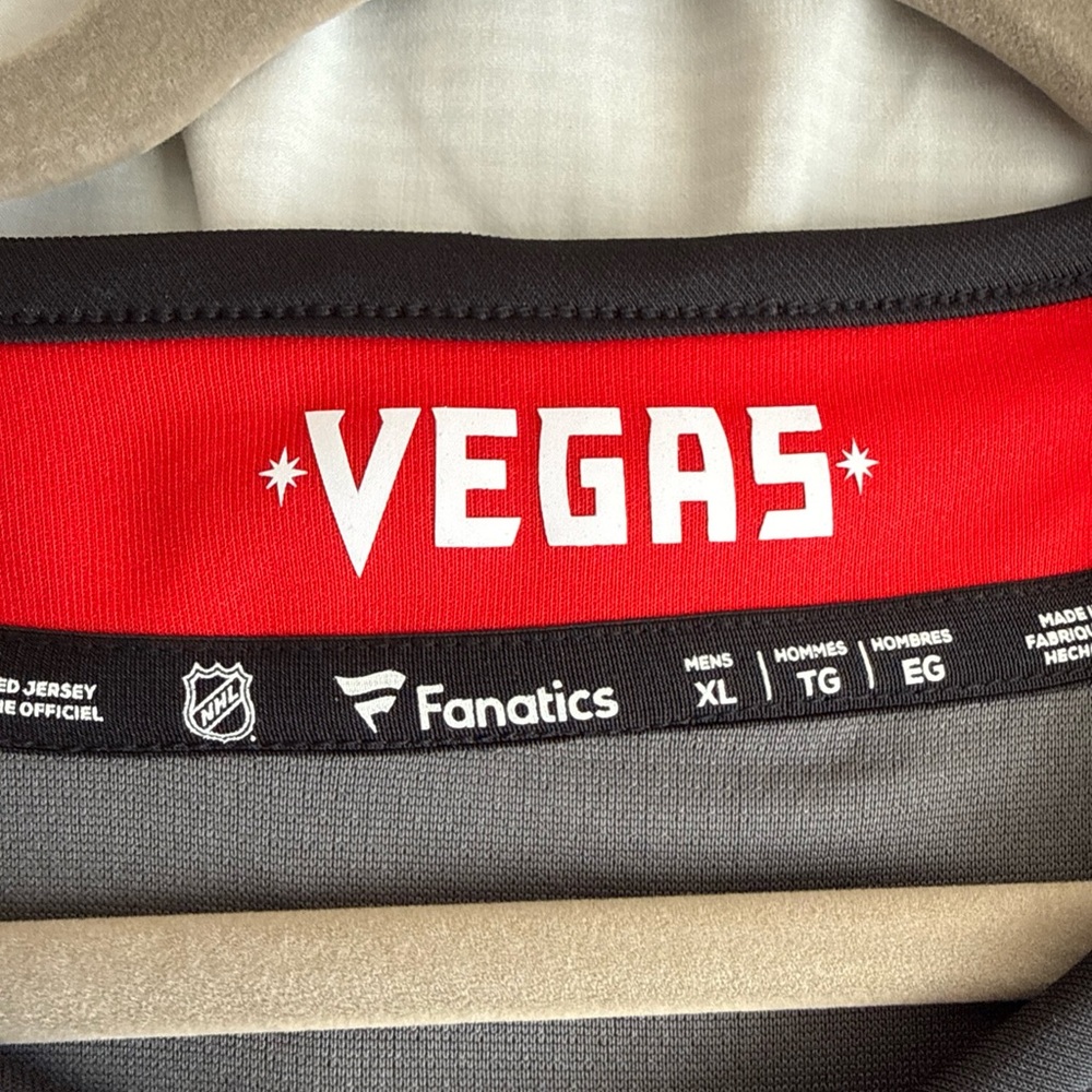 Men’s Fanatics Robin Lehner #90 Signed Vegas Golden Knights Jersey Sz XL - NWT - Picture 4 of 7